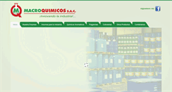 Desktop Screenshot of macroquimicos.com