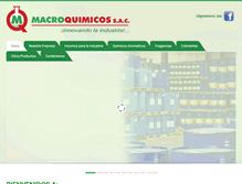 Tablet Screenshot of macroquimicos.com